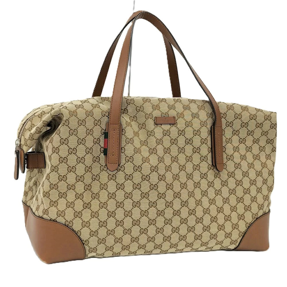Gucci Boston Bag GG Canvas Beige